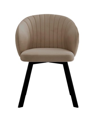 Стул DikLine 258 поворотный, Z48 капучино, ножки черные