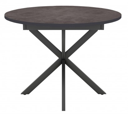 Стол DikLine RDB100X хромикс бронза/ черный/опоры XR  черные