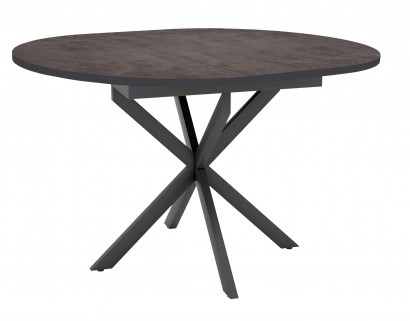 Стол DikLine RDB100X хромикс бронза/ черный/опоры XR  черные