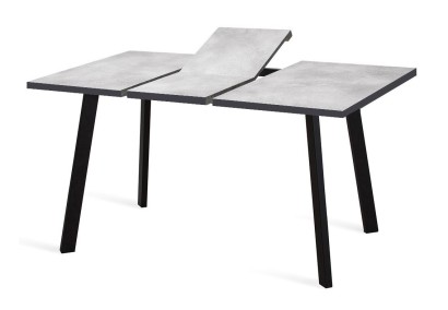 Стол DikLine HB120 хромикс белый/ опоры черные