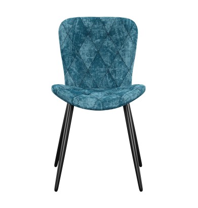 Стул DikLine 303 M19 бирюза, ножки черные