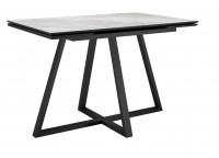 Стол DikLine SKF120 Керамика Belgium Grey Polished/подстолье черное/опоры черные, Стол DikLine SKF120 Керамика Belgium Grey Polished/подстолье черное/опоры черные,
