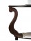 Стол журнальный Овация (С) на колесах (49х90х61,5) в классическом стиле, темно-коричневый