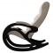Кресло-качалка Каула Ткань (90,5х57х93,5) в скандинавском стиле, махх 100, венге