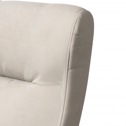 Кресло-качалка Каула Ткань (90,5х57х93,5) в скандинавском стиле, махх 100, венге