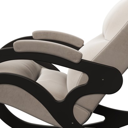 Кресло-качалка Каула Ткань (90,5х57х93,5) в скандинавском стиле, махх 100, венге