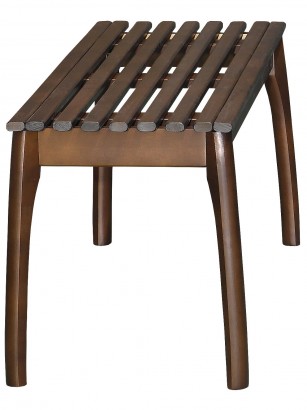 Скамья для прихожей массив, каркас (47х100х38,5) в классическом стиле, орех