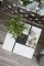 Стол журнальный Калифорния (45х60х60) в стиле лофт, белый мрамор, черный мрамор