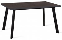 Стол DikLine HB140 хромикс бронза/ опоры черные
