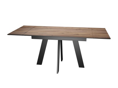 Стол обеденный WINGS Дуб делано/Черный, Черный