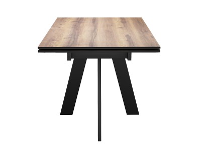 Стол обеденный WINGS Дуб делано/Черный, Черный