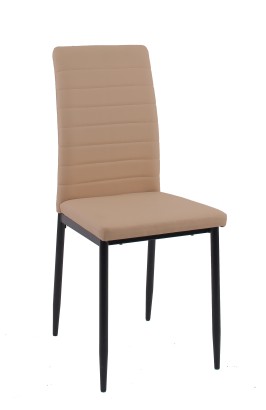 Стул DikLine ТЕКС каркас черный/к/з Pegaso серый