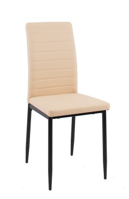 Стул DikLine ТЕКС каркас черный/к/з Pegaso серый