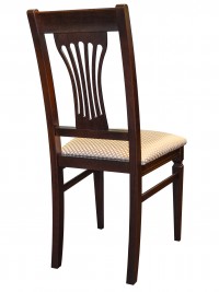 Стул Анри (98х45х44,5) в классическом стиле, орех, атина золотой Стул Анри (98х45х44,5) в классическом стиле, орех, атина золотой