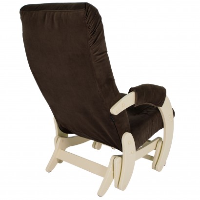 Кресло-маятник Модель 68 (100х55х88) в скандинавском стиле, maxx235, дуб шампань