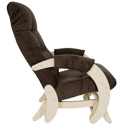 Кресло-маятник Модель 68 (100х55х88) в скандинавском стиле, maxx235, дуб шампань