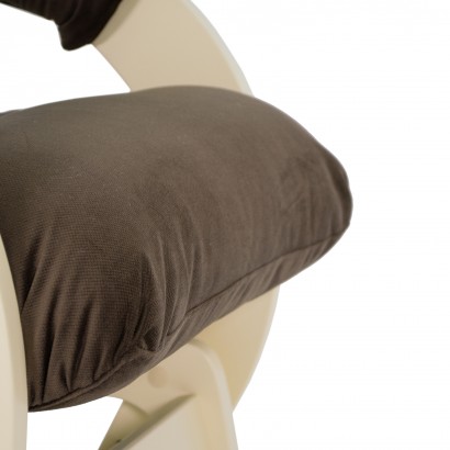 Кресло-маятник Модель 68 (100х55х88) в скандинавском стиле, maxx235, дуб шампань