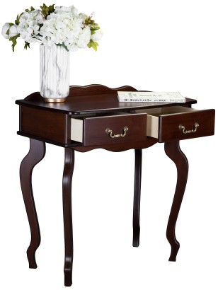 Консоль Берже 21 (86х80х46) в классическом стиле, темно-коричневый