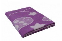 Одеяло байковое арт. 3, рисунок Заяц сирень  арт. Odeylo Siren 3 Одеяло байковое арт. 3, рисунок Заяц сирень  арт. Odeylo Siren 3