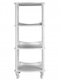 Этажерка-стеллаж Джульетта 3 уровня, Л (131х50х40,4) в классическом стиле, молочный дуб Этажерка-стеллаж Джульетта 3 уровня, Л (131х50х40,4) в классическом стиле, молочный дуб