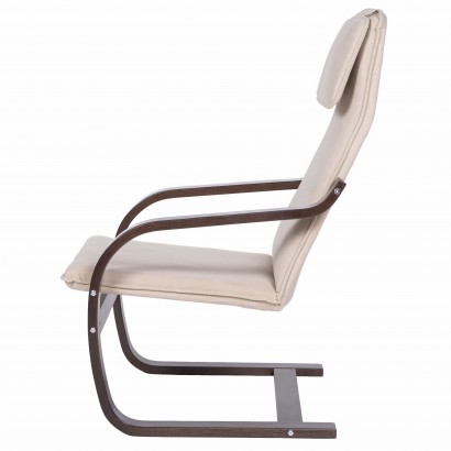 Кресло Малави (91х66,5х82) в скандинавском стиле, твист 02, орех