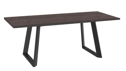 Стол DikLine ZL140 хромикс бронза/ черный/опоры черные