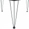 Стол журнальный Оникс 1 (46х70х70) в стиле лофт, венге,luminar 168