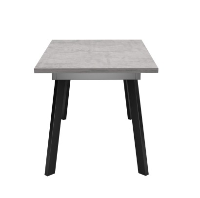 Стол DikLine HB120 Бетон (ЛДСП EGGER)/опоры черные