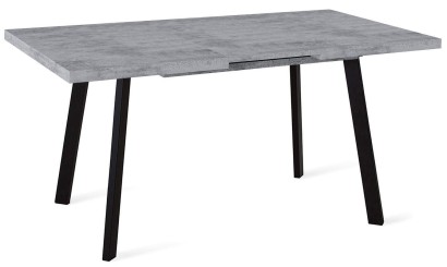 Стол Dikline HB140 Бетон (ЛДСП EGGER)/опоры черные