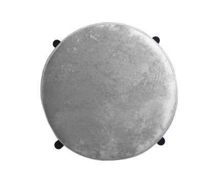 Табурет DikLine M13 светло-серый, ножки черные