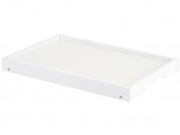 Столик-поднос Селена (25,5х54х34) в скандинавском стиле, белый Столик-поднос Селена (25,5х54х34) в скандинавском стиле, белый