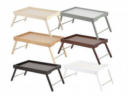 Столик-поднос Селена (25,5х54х34) в скандинавском стиле, белый