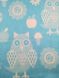 Одеяло Хлопок 100%, рисунок Cова голубая 100x140 арт. Odeylo Sova golub