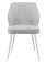 Стул DikLine 222M B22 GREY, ножки белые