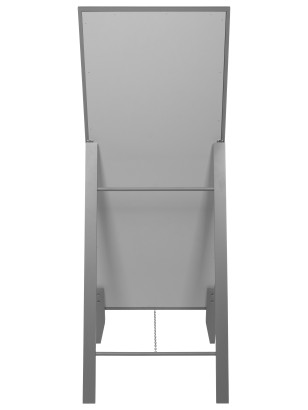 Зеркало напольное BeautyStyle 29 (131х47,1х41,5) в классическом стиле, серый