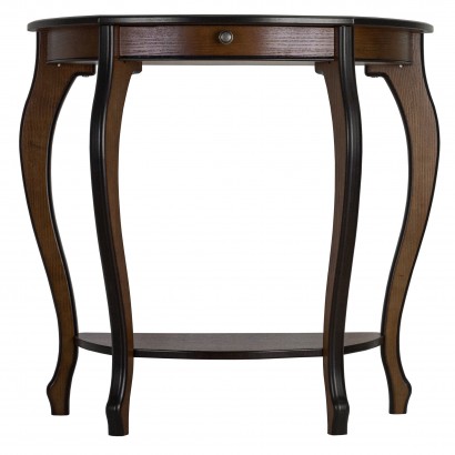 Консоль Элегант Л (76х82х37) в классическом стиле, орех