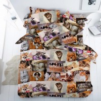 Комплект постельного белья КПБ Детский Поплин DL-32 Фотоколлаж арт. 13199-1 DL-32