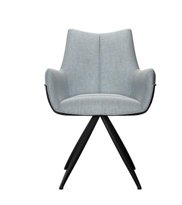 Стул DikLine 350 поворотный MZ07/TW11 св.серый, ножки черные