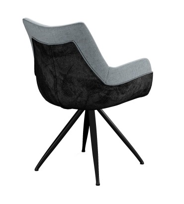 Стул DikLine 350 поворотный MZ07/TW11 св.серый, ножки черные