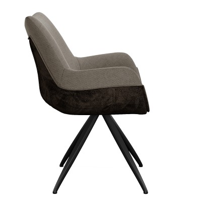 Стул DikLine 350 поворотный MZ04/TW16 бежевый, ножки черные