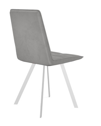 Стул DikLine 280 B22 GREY, ножки белые