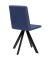 Стул DikLine 230 поворотный B8 BLUE, ножки черные