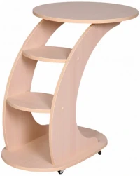 Подкатной столик Стелс (67х50х75) в классическом стиле, молочный дуб Подкатной столик Стелс (67х50х75) в классическом стиле, молочный дуб