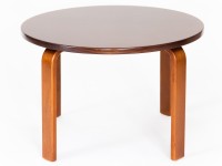 Стол журнальный Морейн (46х65х65) в скандинавском стиле, вишня