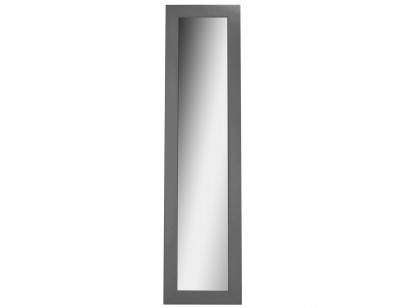 Зеркало настенное BeautyStyle 9 (138х35х1,6) в классическом стиле, серый графит