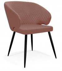 Стул DikLine 255 микровелюр Z34 пудра, ножки черные Стул DikLine 255 микровелюр Z34 пудра, ножки черные