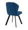 Стул DikLine 339 поворотный B8 BLUE, ножки черные
