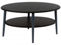 Стол журнальный Эль СЖ-01 (48х90х60) в скандинавском стиле, черный