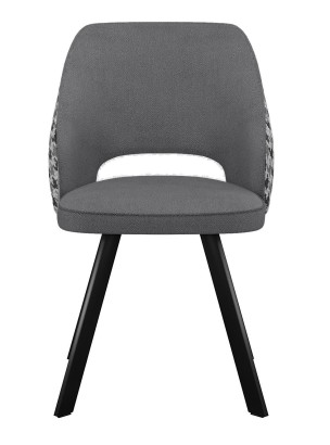 Стул DikLine 274 поворотный SB5/A3 серый, ножки черные