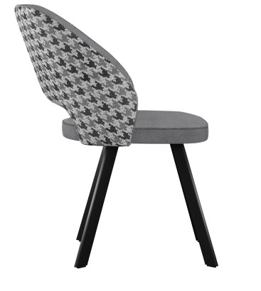 Стул DikLine 274 поворотный SB5/A3 серый, ножки черные